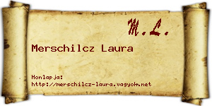 Merschilcz Laura névjegykártya